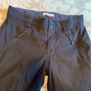 Fleece lined wind river waterproof pants. Black xs